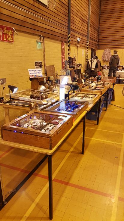 Uttoxeter Racecourse. Antique Fairs.
